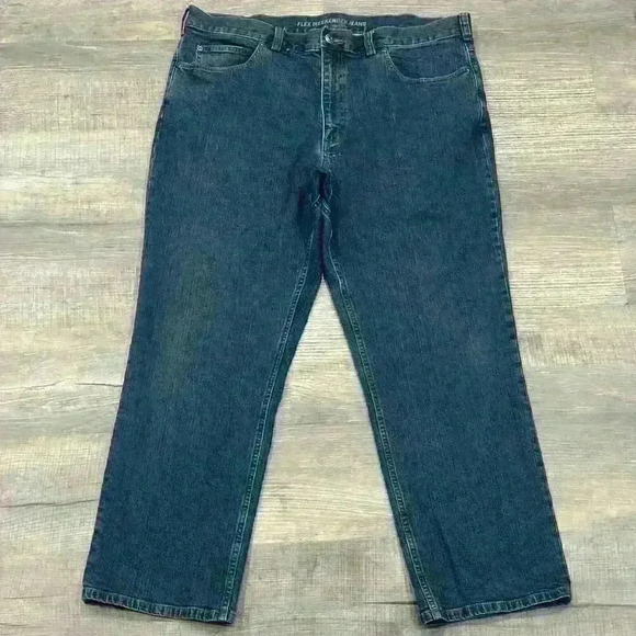 DULUTH TRADING Flex Weekender Jeans 40x30 Relaxed Fit Denim Dad Baggy HipHop - Picture 2 of 16